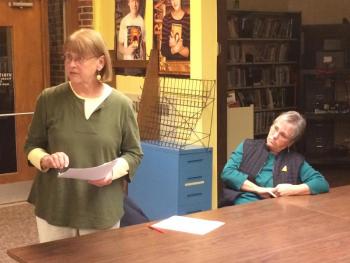Carol Adams, Judy Flanagan