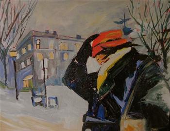 “Lady in a Red Hat,” Cory Hart