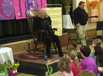 Nancie Atwell, back home with her beloved students at Center for Teaching and Learning in Edgecomb. KATRINA CLARK/Boothbay Register