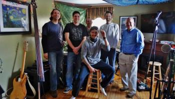 Rock band Endless Interstate, comprised of bassist Dan Bodmer, Chris Muccino, guitarist, Jordan Warsky, drums and percussion, Matthias Sampson vocals, mandolin, guitar and percussion, Tyson Soule, guitar, and Chuck Benton on keyboard, will release a third CD on March 24 at Bull Moose in Brunswick. The band has two gigs at Mine Oyster in Boothbay Harbor on May 30 (full band) and on Acoustic Thursday, July 23, Matt and Chris will play. Susi Stewart photo