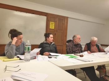 Amy Warner, Melissa Spinney, David Abbott, Douglas Baston