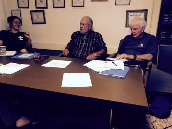 Alna selectmen, Melissa Spinney, David Abbott, Doug Baston