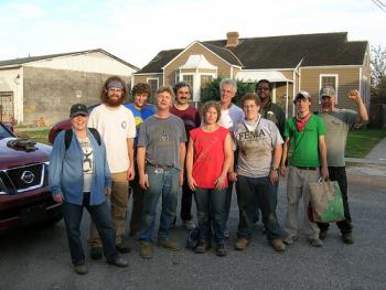Rick Prose and an early group of volunteers in 2007. Courtesy of Rick Prose