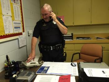 Wiscasset School Resource Officer Tom Hoepner