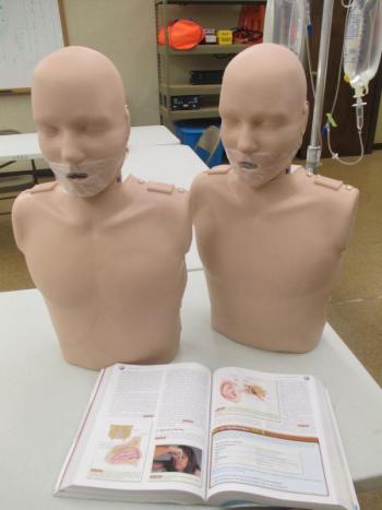 Wiscasset Ambulance Service recently purchased eight new CPR mannequins for training. The ambulance service will host a Basic EMT course in January, enrollment for the class is under way now and limited to 20. Tuition assistance may be available for Wiscasset residents. PHIL DI VECE/Wiscasset Newspaper