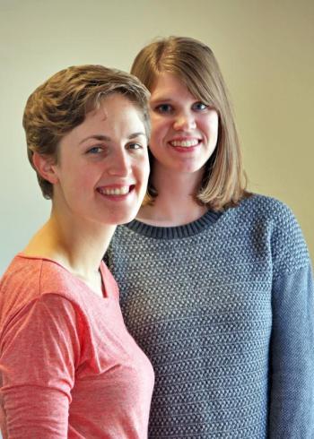 Maine Medical Center – Tufts University School of Medicine Maine Track Students Jennifer MacDowell, left, and Valerie Smith say one of the most important lessons they have learned at LincolnHealth over the past eight months is the importance of understanding the patient as a whole person. Courtesy photo