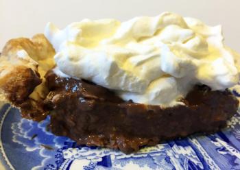 Chocolate cream pie. Simple to make, and delectable. SUZI THAYER/Boothbay Register