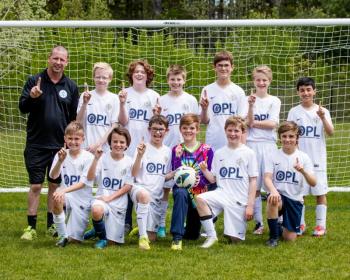 Seacoast United U12 Mariners-PF, from left, front row: Mason Surace, Liam Grant, Aiden Foley, Cody Cleaveland, Wylie Jacobs, Gus Silverman; standing: Coach Paul Foley, Simon Paledzki, Ethan Taylor, Bode Retherford, Dan Godomsky, Jack Duncan, Deven Abrams. Not pictured: Mason Leighton and Casey Duncan. Courtesy of Dave Cleaveland