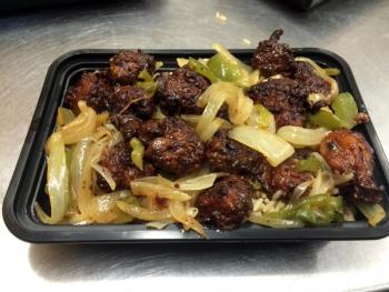 One of the special dinners from the Wiscasset General Store: Teriyaki stir-fried chicken. Courtesy of Carla Chapman