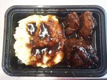 Tenderloin tips with mashed potatoes and gravy was the special on Sept. 2. Courtesy of Carla Chapman