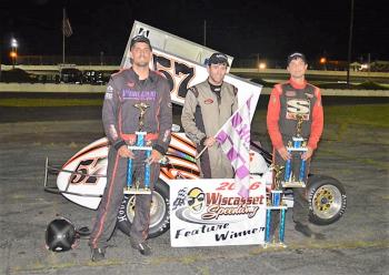 NEMA Lites: 25-Lap Spotlight Race Top 3: 1. #57, PJ Stergios - Newmarket, NH; 2. #51, Danny Cugini - Marshfield, MA; 3. #12, Jim Chambers - Atkinson, NH. Pete & Mary Taylor Photography