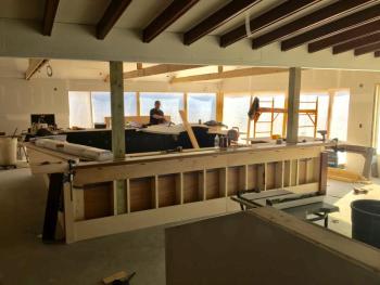 The new bar area at Oceanside. SUZI THAYER/Boothbay Register