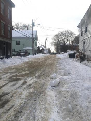 Middle Street, Wiscasset Jan. 5. SUSAN JOHNS/Wiscasset Newspaper