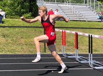 MVC hurdles champion Matt Chapman. Josiah Winchenbach photo