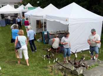 The second annual Nickels-Sortwell Craft Show on July 26 presents fine and fascinating hand-made treasures. Come for the crafts, stay for the Wiscasset Art Walk. Leon Droby photo