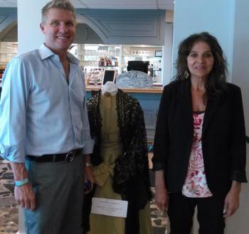 Joe Zoellers and Kerry Cushing of LCHA co-chair the Fall Fashion Show Sept. 15. JANE CARPENTER/Boothbay Register