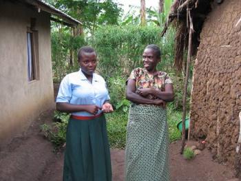 Fourteen-year old Monica and her mom created a new house. Courtesy of URDT