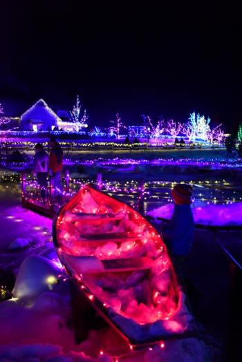 Scenes like this one are many when the Gardens are aglow for the holiday season! Courtesy of CMBG