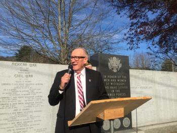 Speaker Wally Staples. SUSAN JOHNS/Wiscasset Newspaper