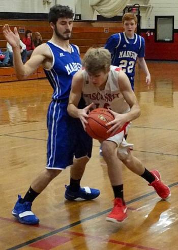 Matt Chapman had six points and four rebounds for Wiscasset against Madison Thursday night. PHIL DI VECE/Wiscasset Newspaper