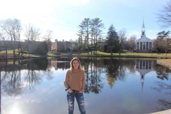 Vanessa Dunn at Peacock Pond. Courtesy of Matt Chapman