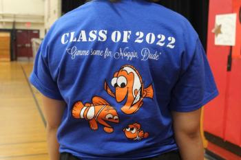The freshmen's T-shirt design. Vanessa Dunn/Wiscasset Newspaper