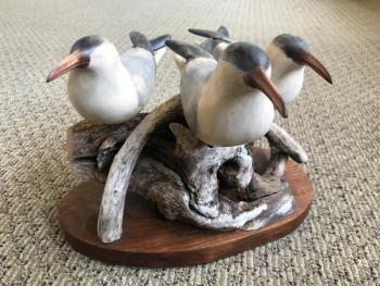 “Arctic Terns” - one of the works in the Markings May show by Wayne Robbins. Courtesy of the venue Wayne Robbins