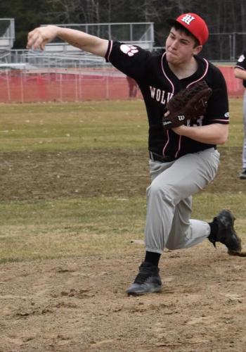 Haiden Dunning started for the Wolverines in the Mountain Valley Conference season opener Friday against Hall-Dale at Farmingdale. PHIL DI VECE/Wiscasset Newspaper