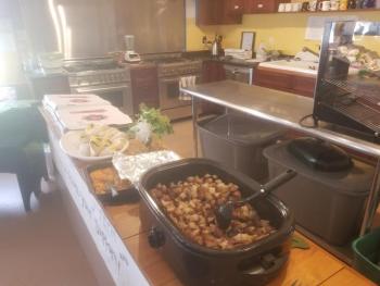 Community breakfast at the Morris Farm. VANESSA DUNN/Wiscasset Newspaper