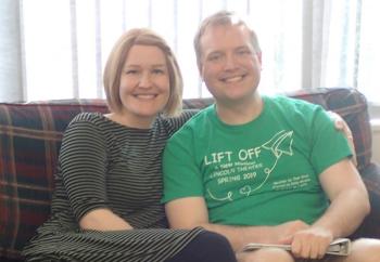 Carissa McCurdy and Joel Biron are excited to be performing together in “A Grand Night for Singing” two weekends beginning Aug. 9 at Lincoln Theater. Courtesy of Andrew Fenniman