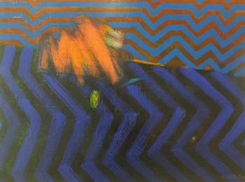 Estey’s “Night on the Water” – 2018 acrylic, 18” x 24” David Estey
