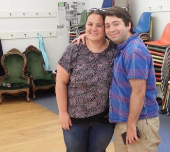 For Emily and Nick Mirabile every night is a great night for singing! Join them and the LCCT cast in the upcoming R&H show at Lincoln Theater. Courtesy of Andrew Fenniman