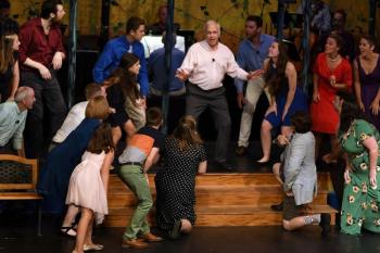 Lincoln County Community Theater members during one of the company numbers. Sherrie Tucker photo