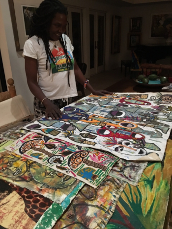 Meet artist Irene Wanjiru at the opening reception for her show “Menagerie” Aug. 31 at Gold/Smith Gallery. Courtesy of the venue artist Irene Wanjiru