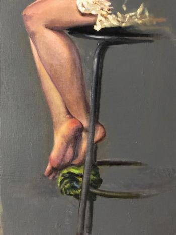 Painting by artist John Wood, of Ron Frontin’s Open Atelier of Midcoast Maine included in the group’s show at River Arts in September. Courtesy of the venue John Wood