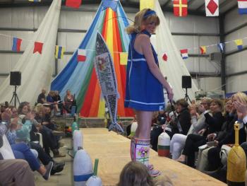 Third Place Judges Award: Calypso. Model: Kathleen Sheehan Viens. LISA KRISTOFF/Boothbay Register