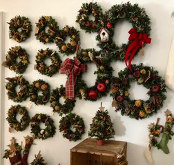 Get your Christmas wreaths at Gifts For Giving by Becky Bean Smith. Courtesy of Sanny Norton