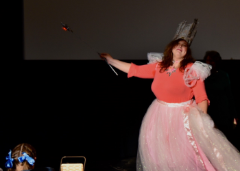 Glinda the Good Witch showed up ... in person! Bob Crink photo