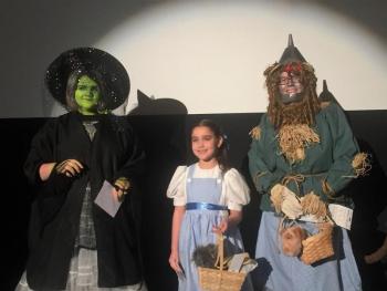 Oz costume contest winners: Best Teenage - Keana Pitcher, Best Youth - Scout Martin and Best Adult Costume - Autumn Mahoney. LISA KRISTOFF/Boothbay Register