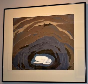 “Phase 4, Grief” – Carol Abitabilo Ast from “The Breast Cancer Series.” Carol Abitabilo Ast