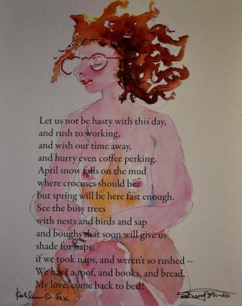 Kathleen Fox’s “This Day” – a ekphrastic submission. Kathleen Fox, ME
