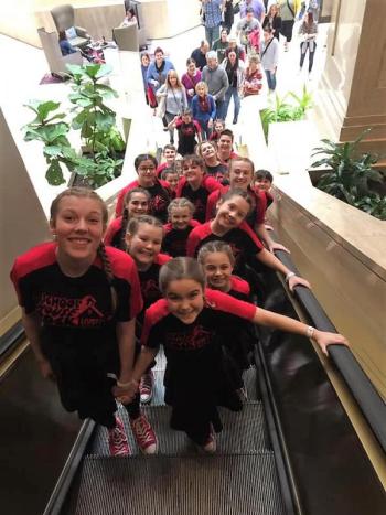 On the way to rehearsal! Courtesy of Emily Mirabile