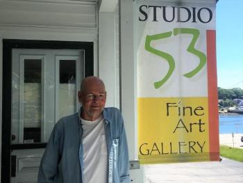 Round Pond-based artist Jaap Eduard Helder has a show at Studio 53, opening Friday, July 3. LISA KRISTOFF/Boothbay Register