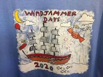 2020 Windjammer Days Festival T-shirt design by BRES fifth grader Chau Nyugen.