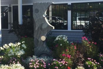 “Galaxy,” is one of Bill Royall’s sculptures currently at Tugboat. It will be moved elsewhere. LISA KRISTOFF/Boothbay Register