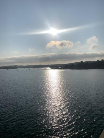 Facing Wiscasset harbor from Donald E. Davey Bridge Sept. 26. SUSAN JOHNS/Wiscasset Newspaper