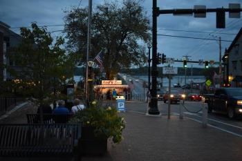 Darkness descends on Main Street. PHIL DI VECE/Wiscasset Newspaper