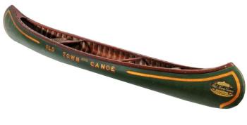Old Town canoe store display circa 1920. Courtesy of Thomaston Place
