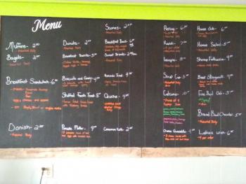 A sample of the menu. Photo courtesy Butter Up Cakes Facebook page.