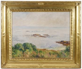 “View F\from the Sprague House, Prouts Neck, ME” by Joseph DeCamp. Courtesy of Thomaston Place